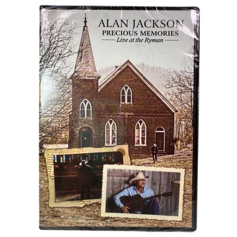 Alan Jackson Precious Memories Live at the Ryman DVD Sealed Gospel Country